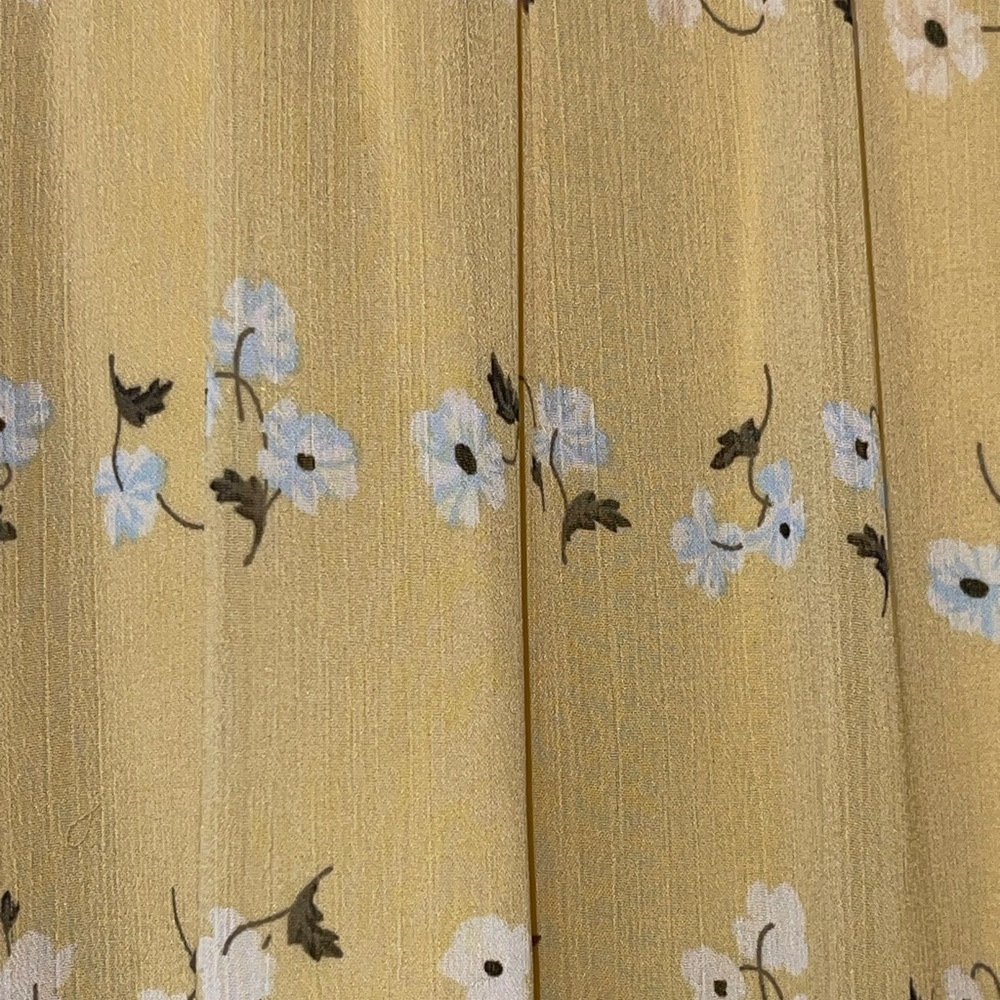 Ann Taylor Factory Yellow Floral Midi Dress - Picture 9 of 9